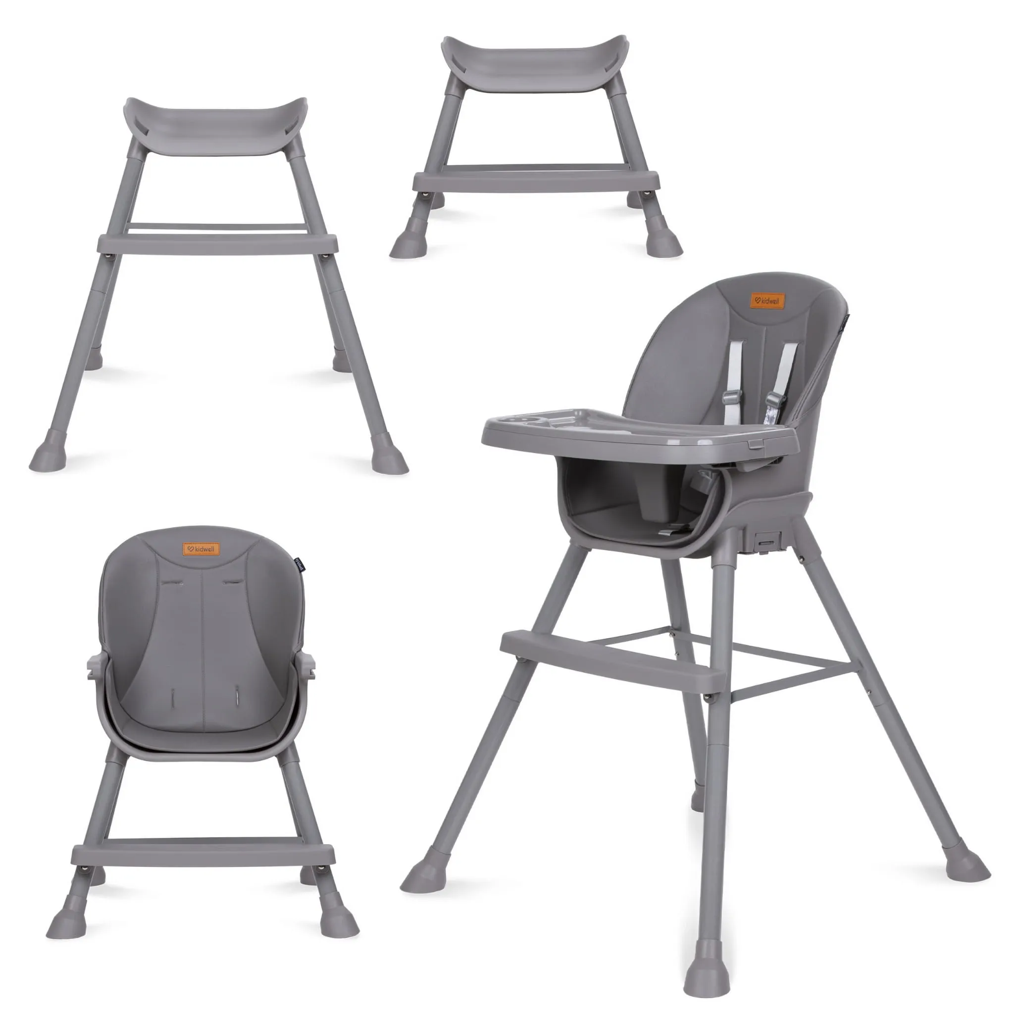 Стульчик для кормления Kidwell Eatan gray
